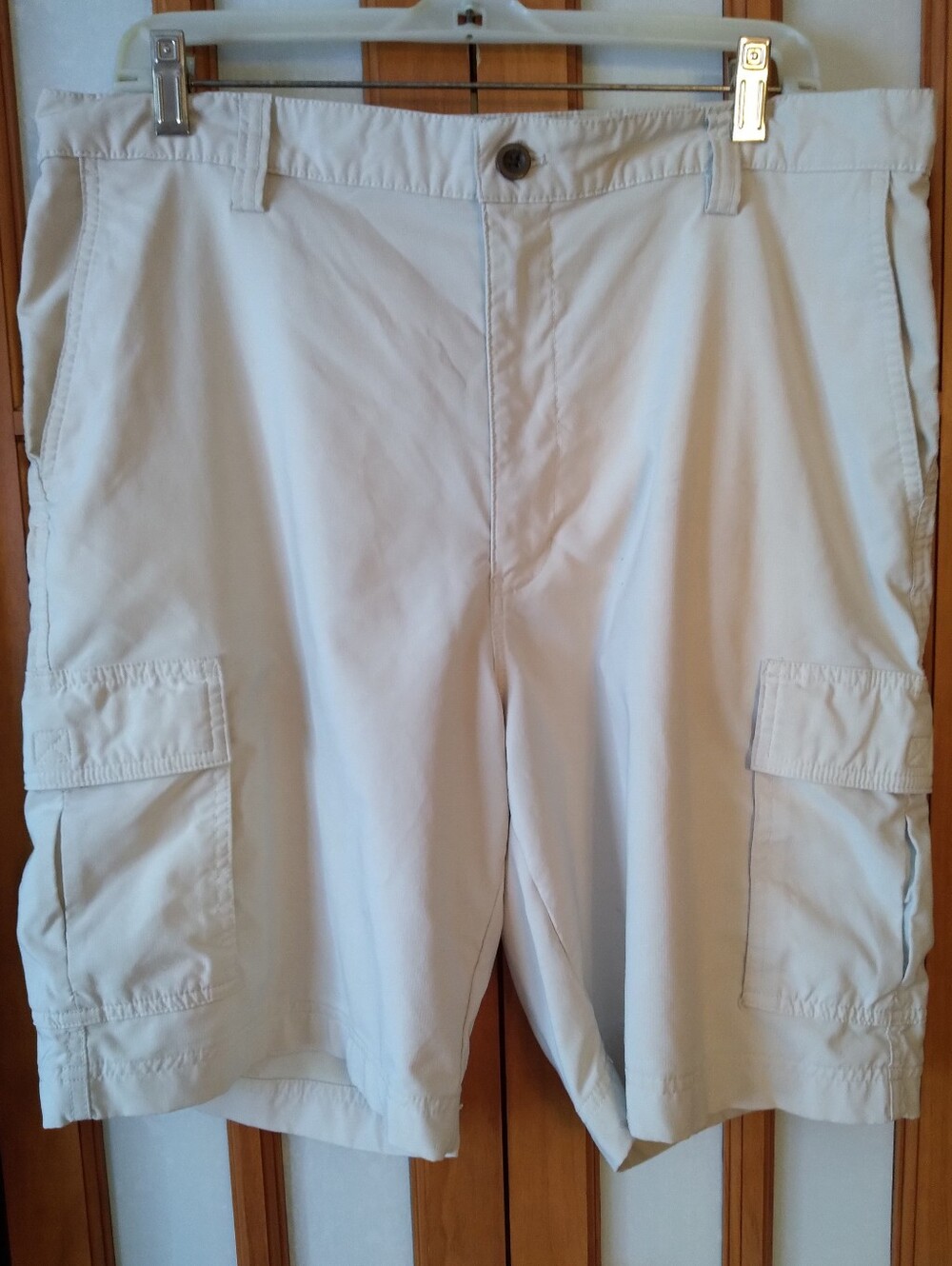 Men's Vintage Chaps Ralph Lauren Cargo Khaki Shorts, Sz 36
